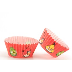 50 Caissettes  Cupcakes Angry Birds. n1