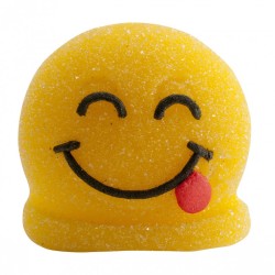 4 Figurines Smiley 2D en sucre glifi. n2