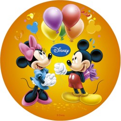 Disque en sucre Mickey & Minnie. n1