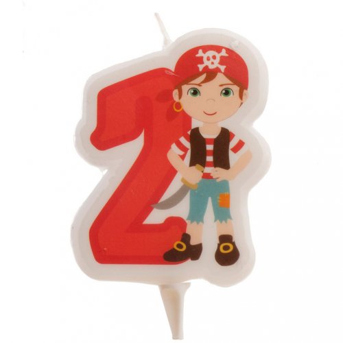 Bougie Pirate 2 Ans Pour L Anniversaire De Votre Enfant Annikids