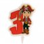 Bougie Pirate 3 ans