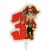 Bougie Pirate 3 ans. n°1