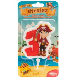 Bougie Pirate 3 ans. n1