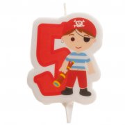 Bougie Pirate 5 ans