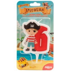 Bougie Pirate 6 ans. n°1
