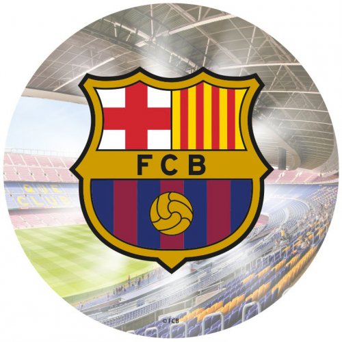 Disque En Sucre Barca Fc Barcelone Pour L Anniversaire De Votre Enfant Annikids