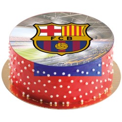 Disque gteau Barca FC Barcelone (19 cm). n1