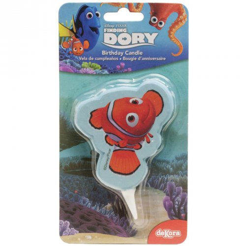 1 Bougie Silhouette Marin Le Monde De Dory Pour L Anniversaire De Votre Enfant Annikids