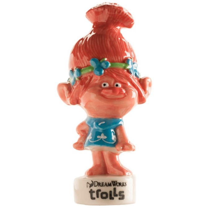 Figurine Trolls Poppy rose (6, 5 cm) - Porcelaine 