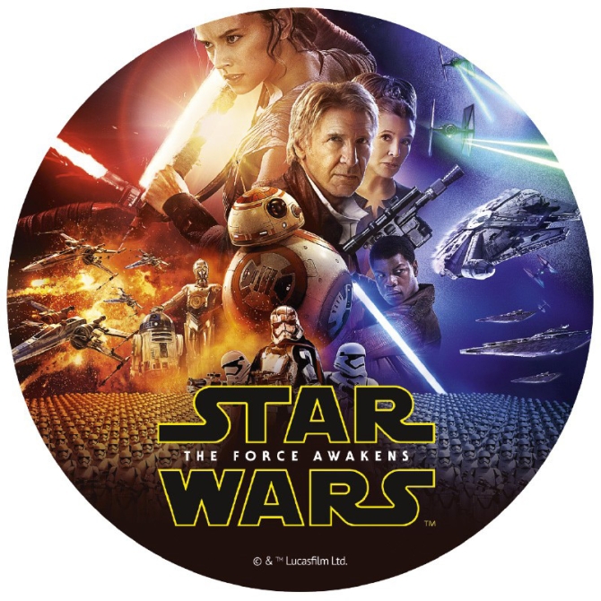 Disque Star Wars (20 cm) - Sucre 