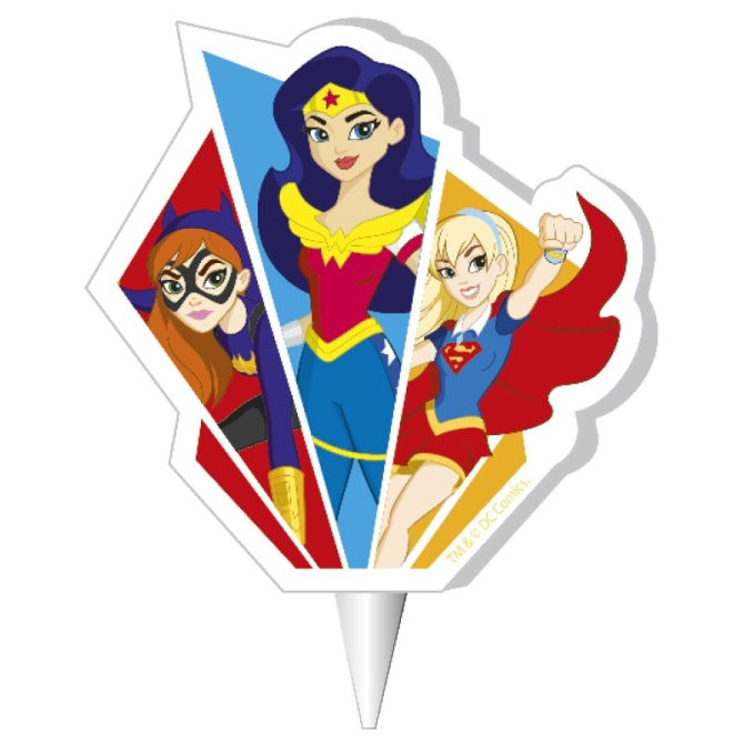 1 Bougie DC Super Hero Girls (7 cm) 