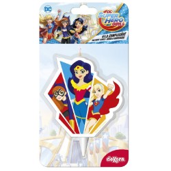 1 Bougie DC Super Hero Girls (7 cm). n°1
