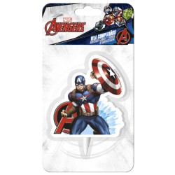 1 Bougie Silhouette Captain America. n°1