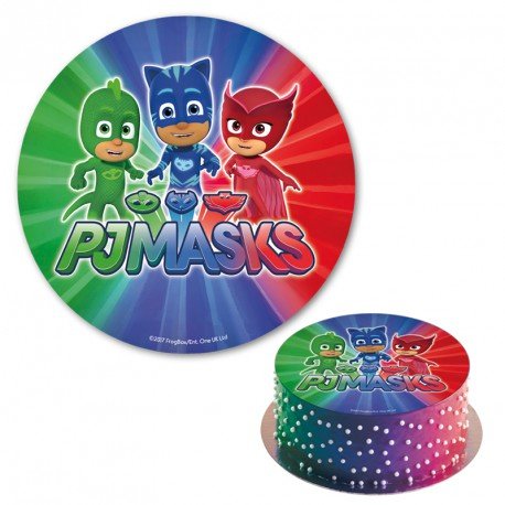 Disque En Sucre Pyjamasques Cm Pour L Anniversaire De Votre Enfant Annikids