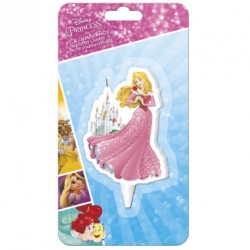 1 Bougie Silhouette Princesse Disney Aurore (10 cm). n1