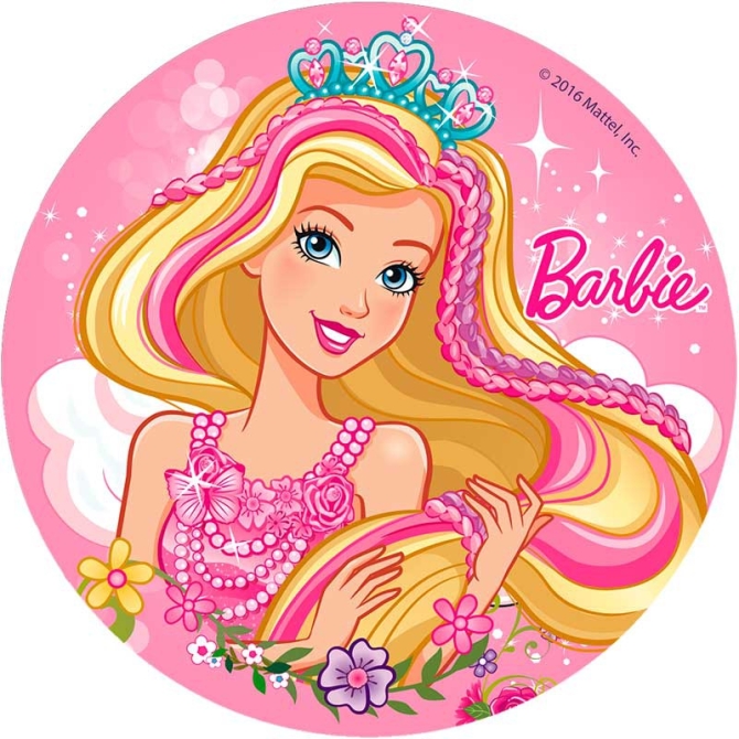 Disque en Azyme Barbie Princesse 