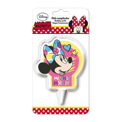Bougie Silhouette Minnie (9 cm). n1