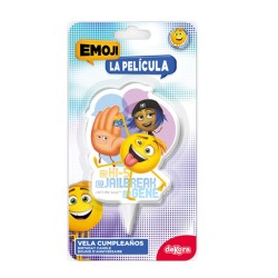 Bougie Silhouette Emoji (9 cm). n1
