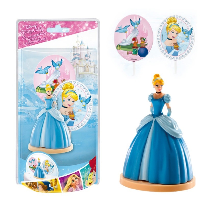 Kit Figurine  +  2 Pics Dco Cendrillon 