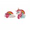 2 Décors Licorne + Rainbow (7 cm) - Sucre images:#0