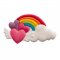 2 Décors Licorne + Rainbow (7 cm) - Sucre images:#3