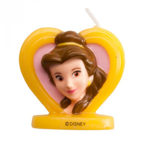 Bougie Princesse Disney Belle 2D (5,5 cm) 
