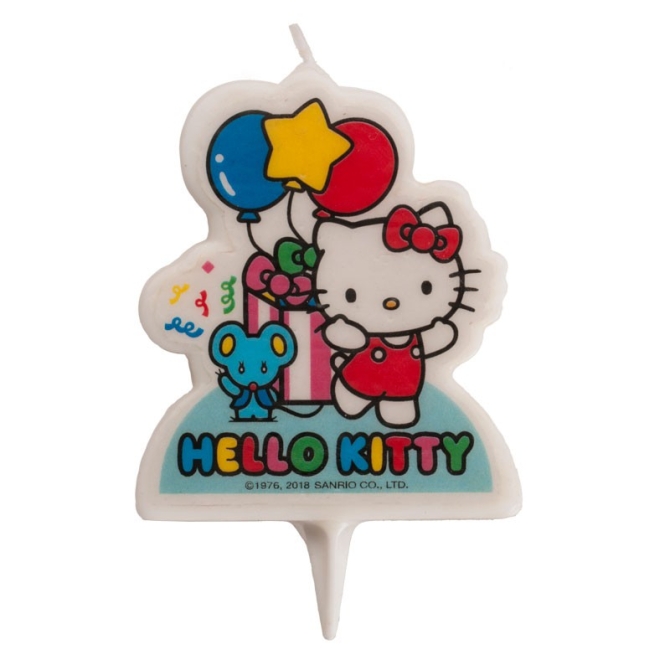 1 Bougie Silhouette Hello Kitty 