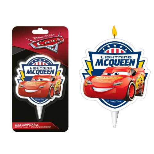 1 Bougie Silhouette Cars McQueen 