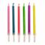 6 Bougies  Flamme Colore