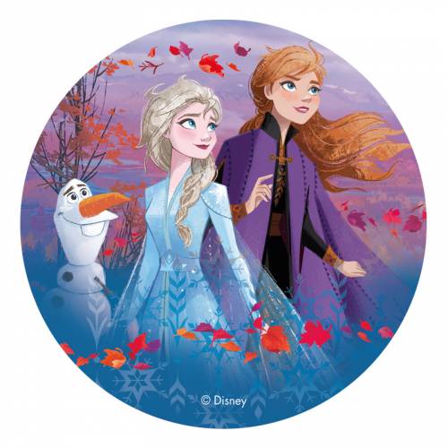 Disque Reine Des Neiges 2 Cm Azyme Pour L Anniversaire De Votre Enfant Annikids