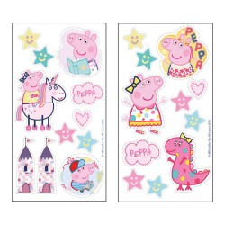22 Stickers Peppa Pig - Comestible - sans E171. n1