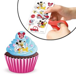 18 Stickers Mickey Minnie - Comestible - sans E171. n2