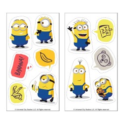 11 Stickers Minions - Comestible - sans E171. n1