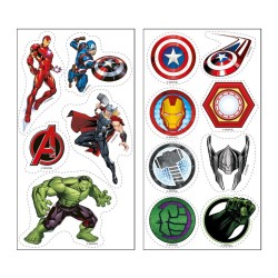 13 Stickers Avengers - Comestible - sans E171. n1