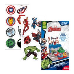 13 Stickers Avengers - Comestible - sans E171. n3
