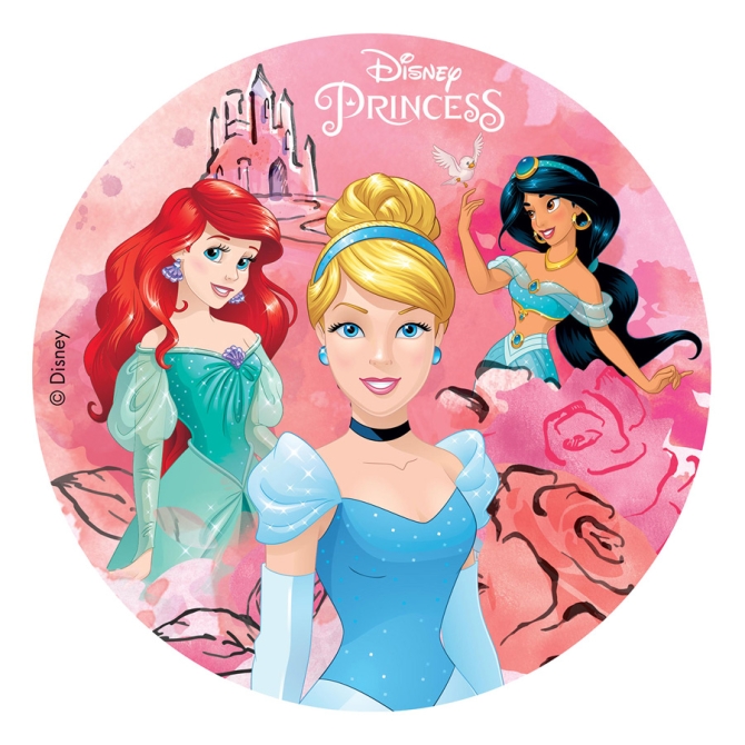 Disque Princesses Disney (20 cm) - Comestible 