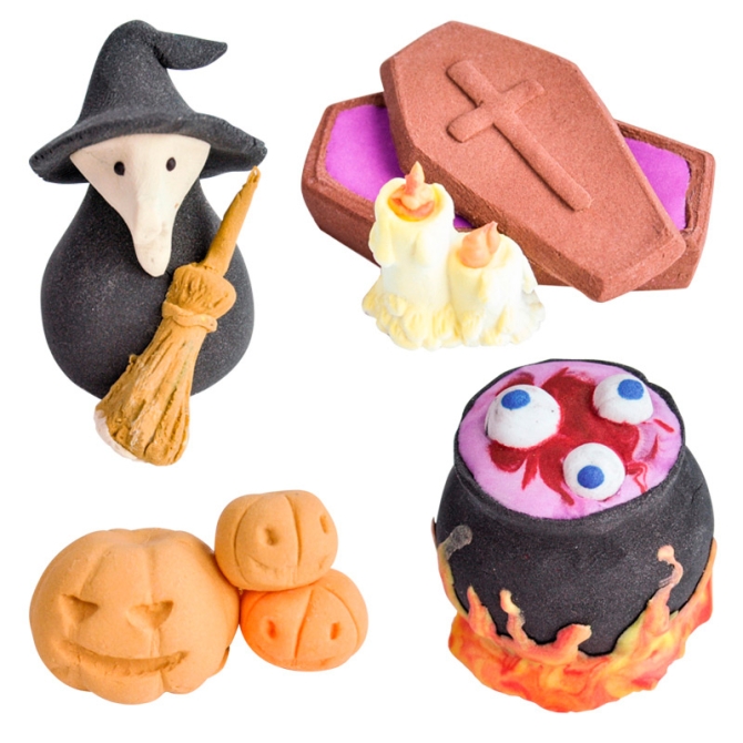 4 Dcorations Halloween en sucre - 3D 