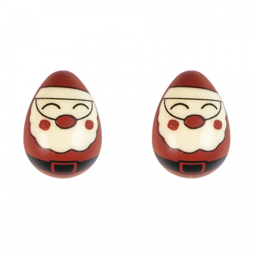 2 Œufs Père Noël 3D - Chocolat 