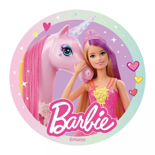 Disque Barbie et son Cheval (20 cm) - Azyme 
