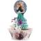 20 Décorations à Cupcakes Reine des Neiges 2 - Azyme - sans E171 images:#3
