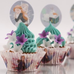 20 Dcorations  Cupcakes Reine des Neiges 2 - Azyme. n4