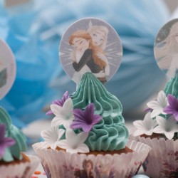 20 Dcorations  Cupcakes Reine des Neiges 2 - Azyme. n5