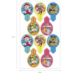 20 Dcorations  Cupcakes Pat Patrouille - Azyme - sans E171. n1