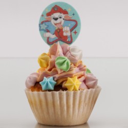 20 Dcorations  Cupcakes Pat Patrouille - Azyme - sans E171. n4