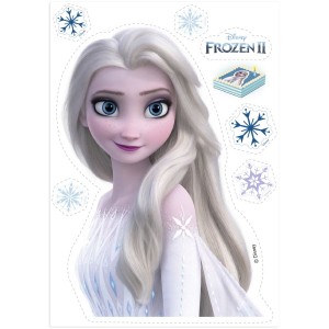 Silhouette Elsa Reine des Neiges 2 - Azyme