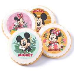 6 Mini Disque Mickey et Minnie - Azyme. n°1