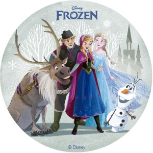 Petit Disque La Reine des Neiges 2 (15,5 cm) - Comestible - sans E171
