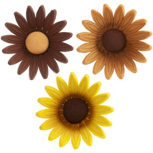 Set de 3 Fleurs Tournesol - Sucre