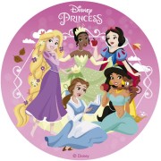 Petit Disque Princesses Disney  (15,5 cm) - Comestible - sans E171