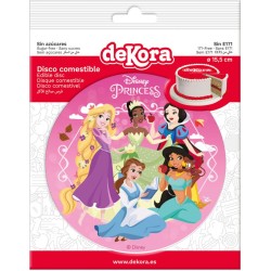 Petit Disque Princesses Disney  (15, 5 cm) - Comestible. n°1
